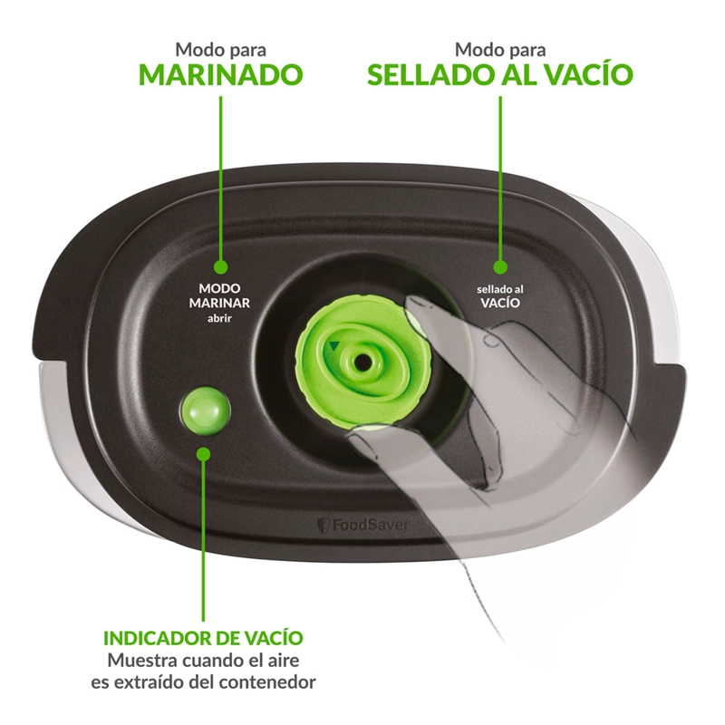 CONTENEDOR FOODSAVER® CON MARINADOR DE 1.2 LITROS FFC022X - 2
