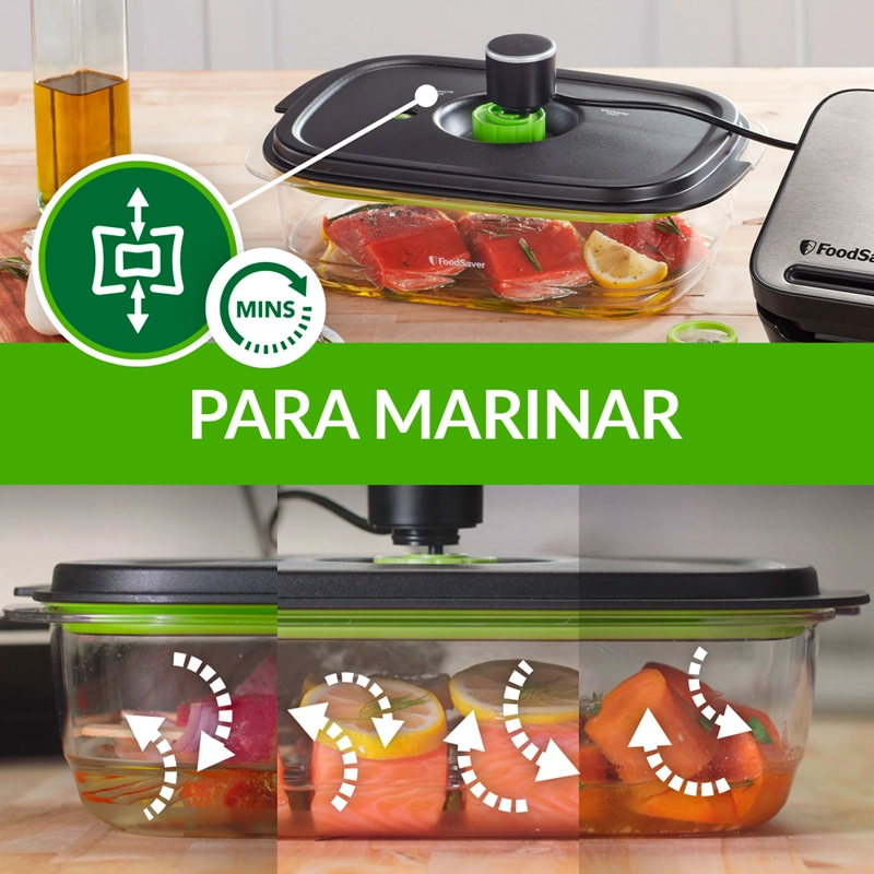 CONTENEDOR FOODSAVER® CON MARINADOR DE 1.2 LITROS FFC022X - 4