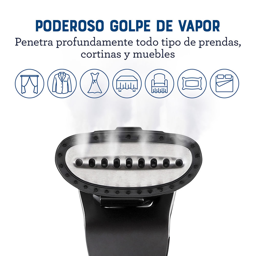 VAPORIZADOR OSTER PRENDAS ® CON GANCHO PANTALON GCSTGS7000 NEGRO - 7