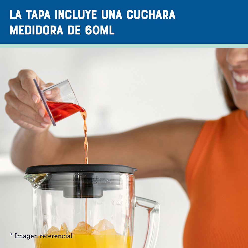 LICUADORA OSTER BLSTPEG-NRT-052 800 W 1.5 L REVERSIBLE 3 VELOCIDADES + PULSO BLSTPEGNRT - 8
