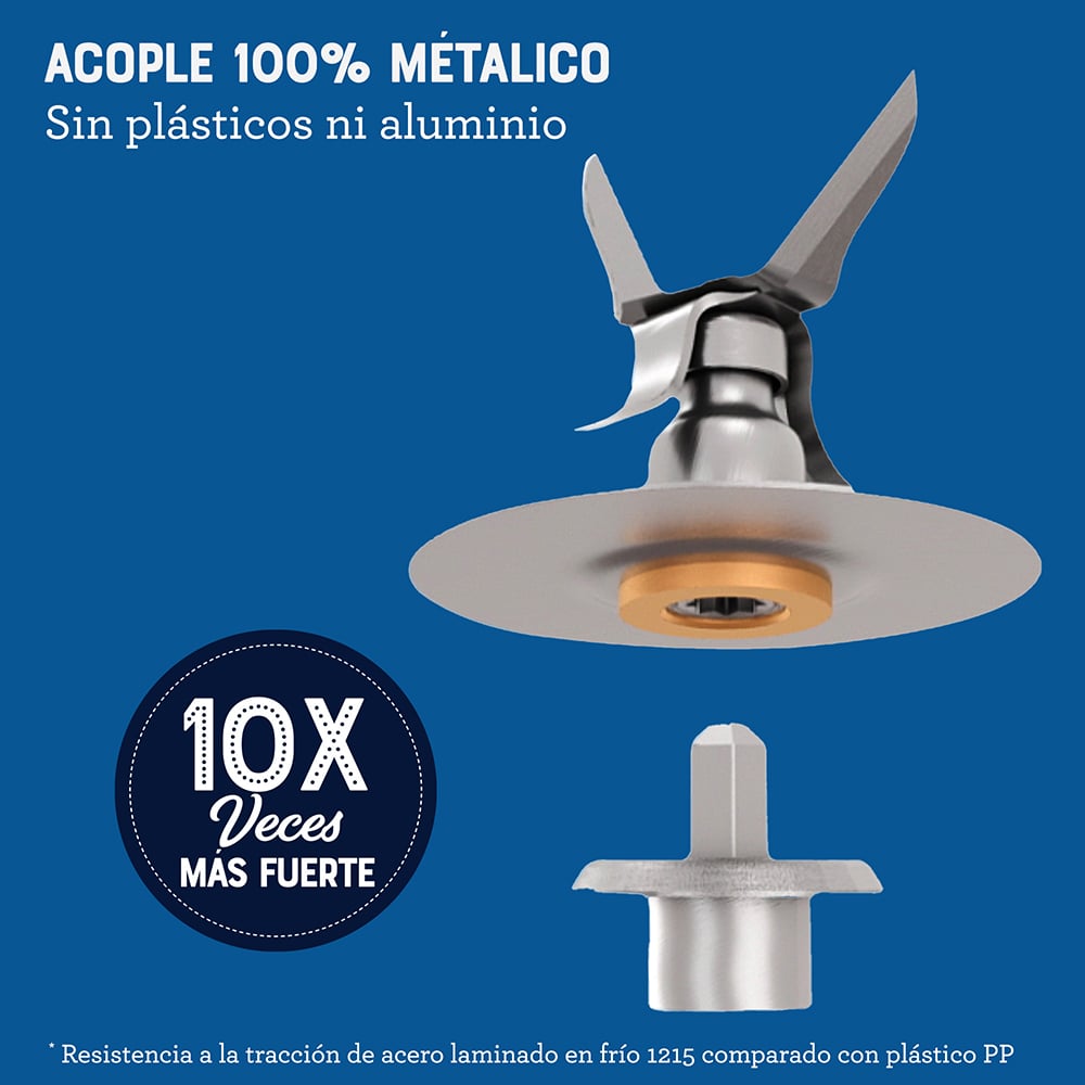 LICUADORA OSTER BLSTPEG-GPB-052 800 W 1.5 L VASO VIDRIO 6 VELOCIDADES + PULSO BLSTPEGGPB - 6
