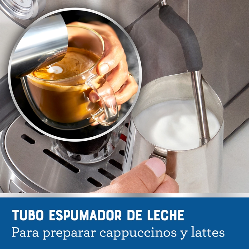 CAFETERA OSTER HIDROPRESIÓN COMPACTA ESPRESSO ® BVSTEM7200 - 5