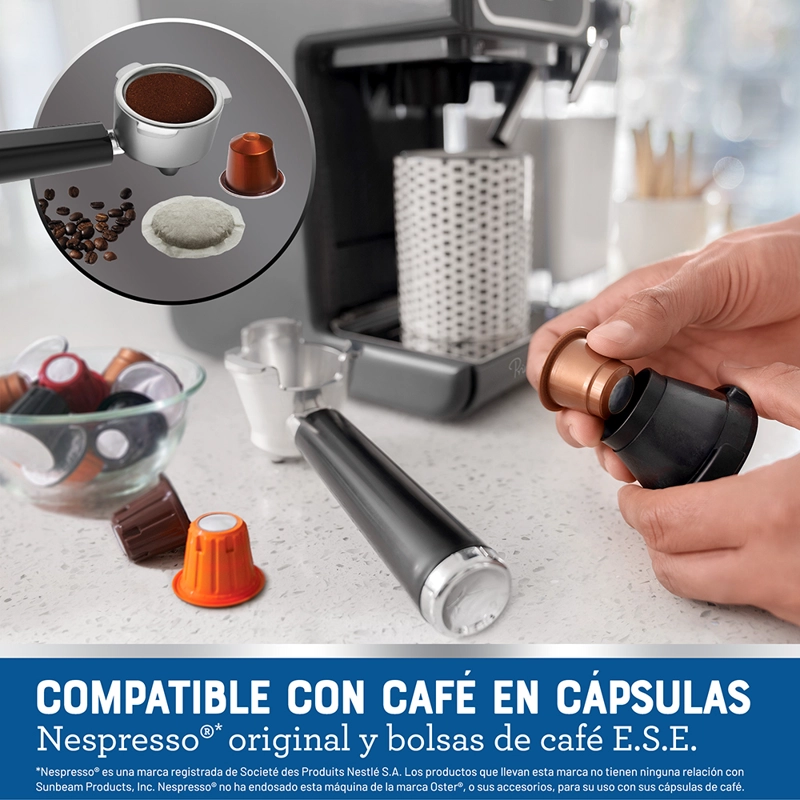 CAFETERA OSTER HIDROPRESIÓN ® PRIMALATTE™ TOUCH BVSTEM6801M - 5