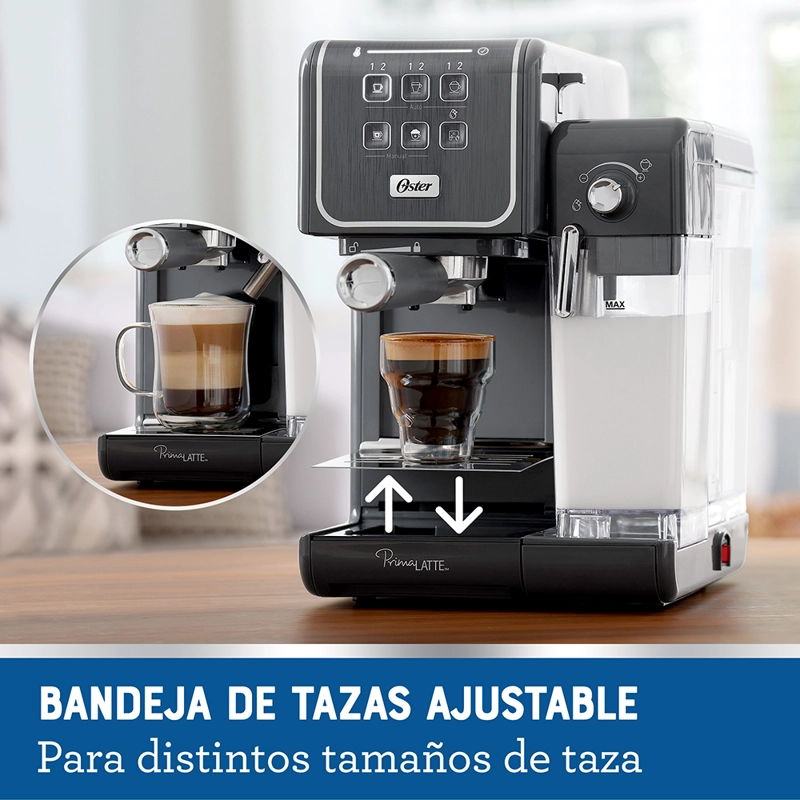 CAFETERA OSTER HIDROPRESIÓN ® PRIMALATTE™ TOUCH BVSTEM6801M - 6