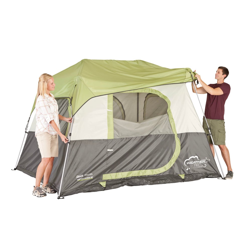 CARPA COLEMAN PARA 6 PERSONAS INSTANT CON TECHO LLUVIA ® / P - 3