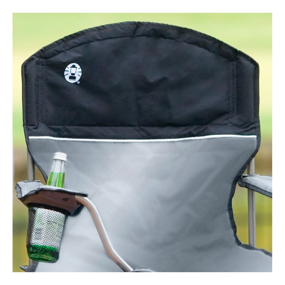 SILLA PLEGABLE COOLER QUAD COLEMAN® NEGRA - 2