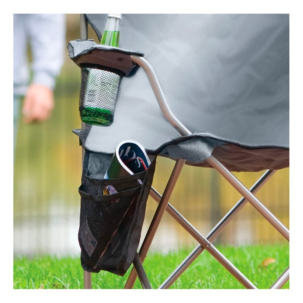 SILLA PLEGABLE COOLER QUAD COLEMAN® NEGRA - 3