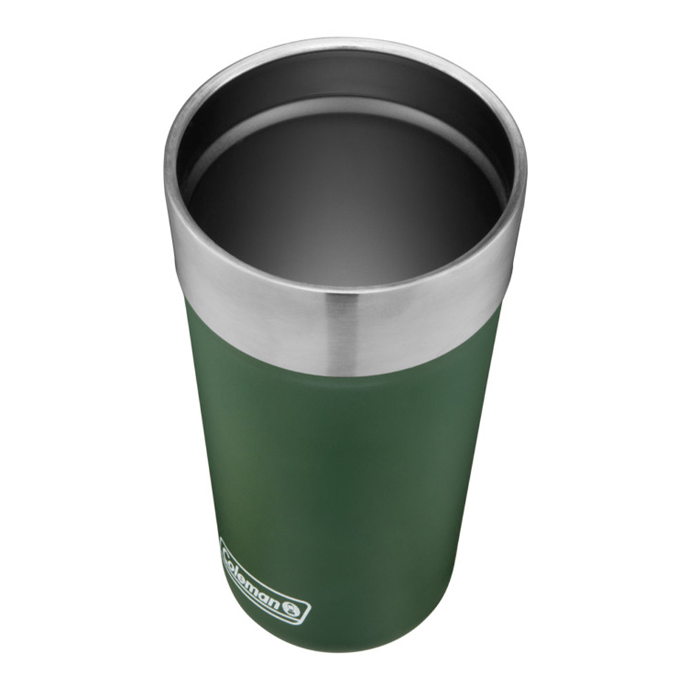 VASO TERMICO COLEMAN ACERO INOXIDABLE BREW ® CAPACIDAD 600 ML VERDE - 4