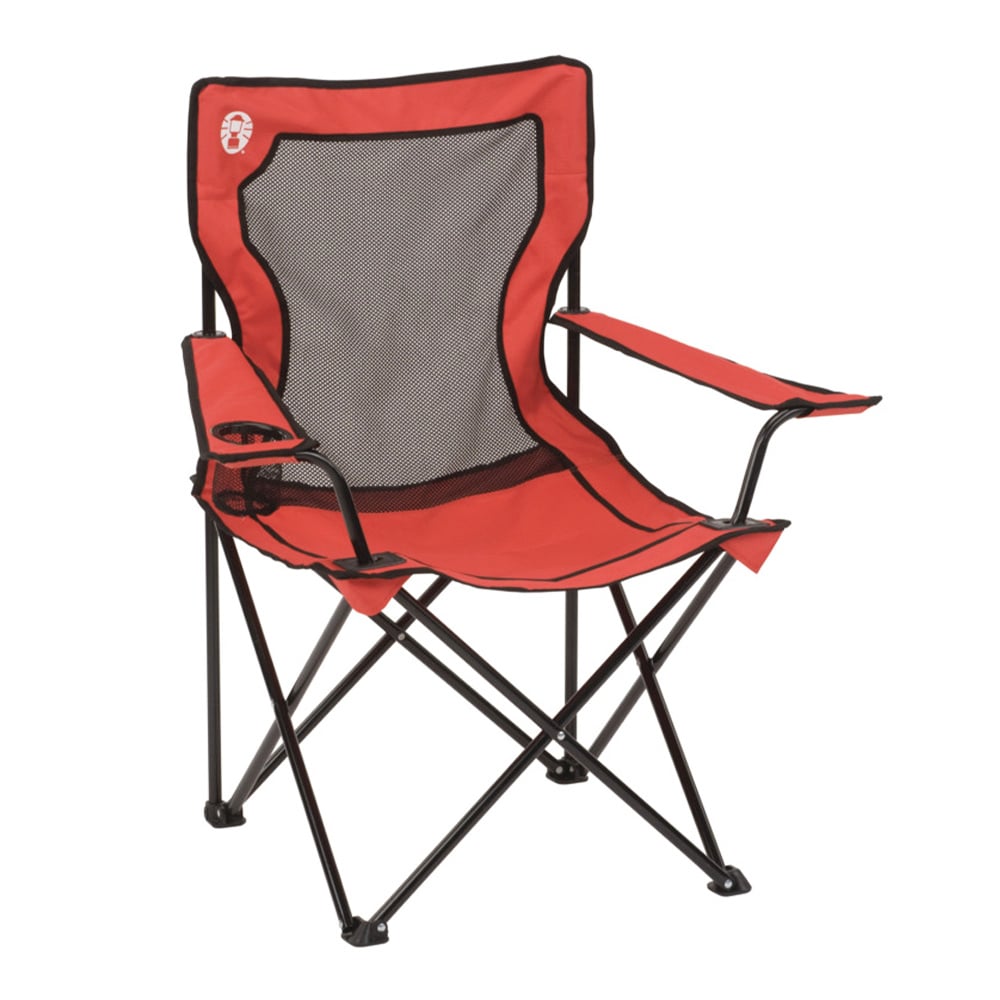 SILLA PLEGABLE QUAD MESH COLEMAN® ROJO - 1