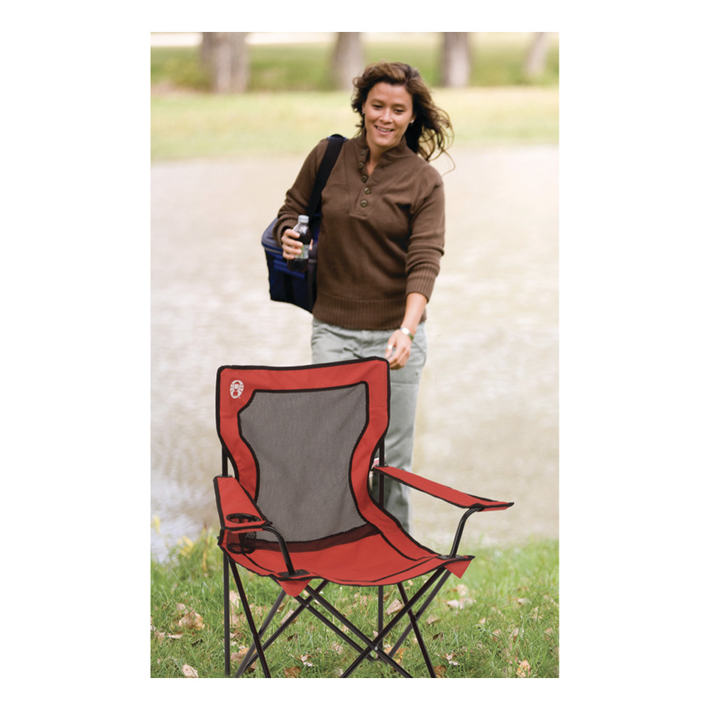 SILLA PLEGABLE QUAD MESH COLEMAN® ROJO - 6