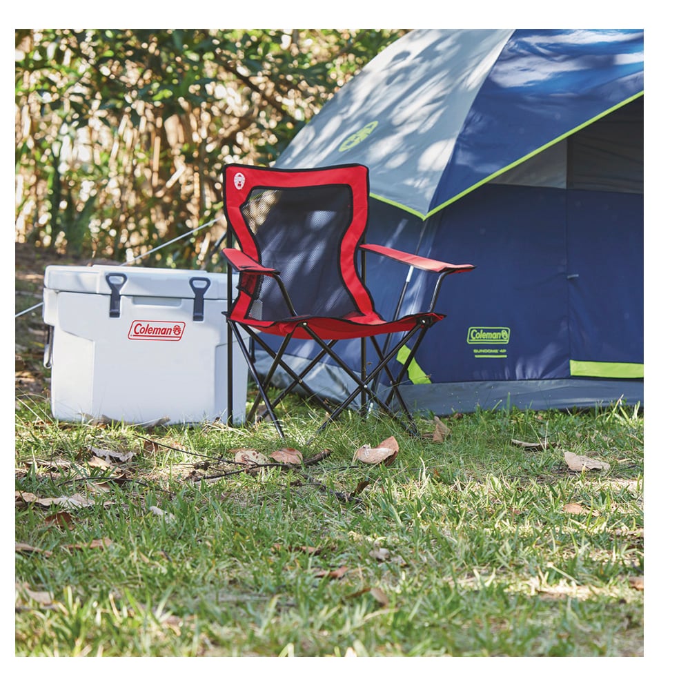 SILLA PLEGABLE QUAD MESH COLEMAN® ROJO - 7