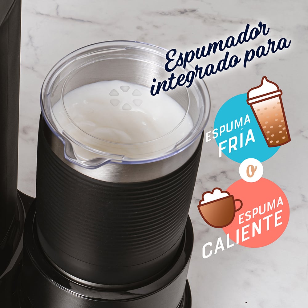 CAFETERA OSTER HIDROPRESIÓN LATTE ® CON ESPUMADOR BVSTDC02B - 4