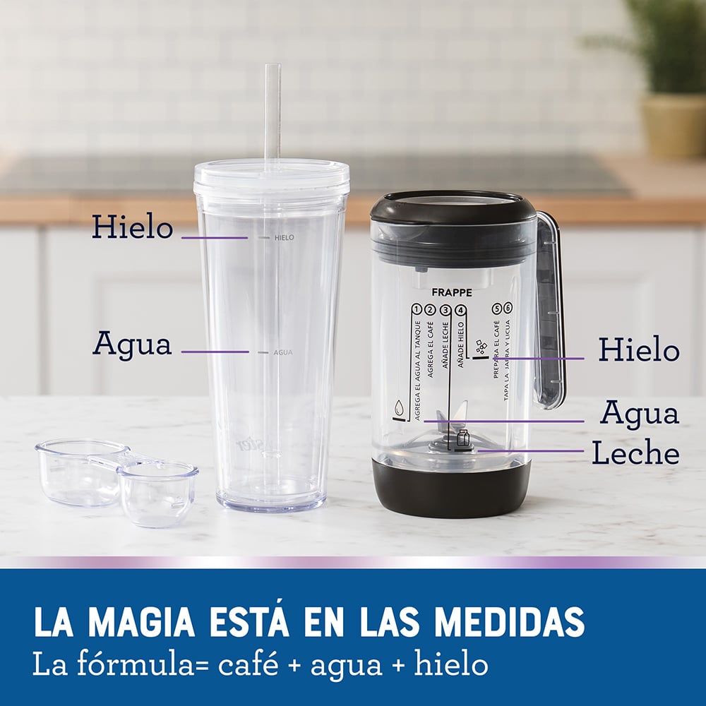 CAFETERA OSTER HIDROPRESIÓN FRAPPÉ ® CON LICUADORA BVSTDC03B - 8