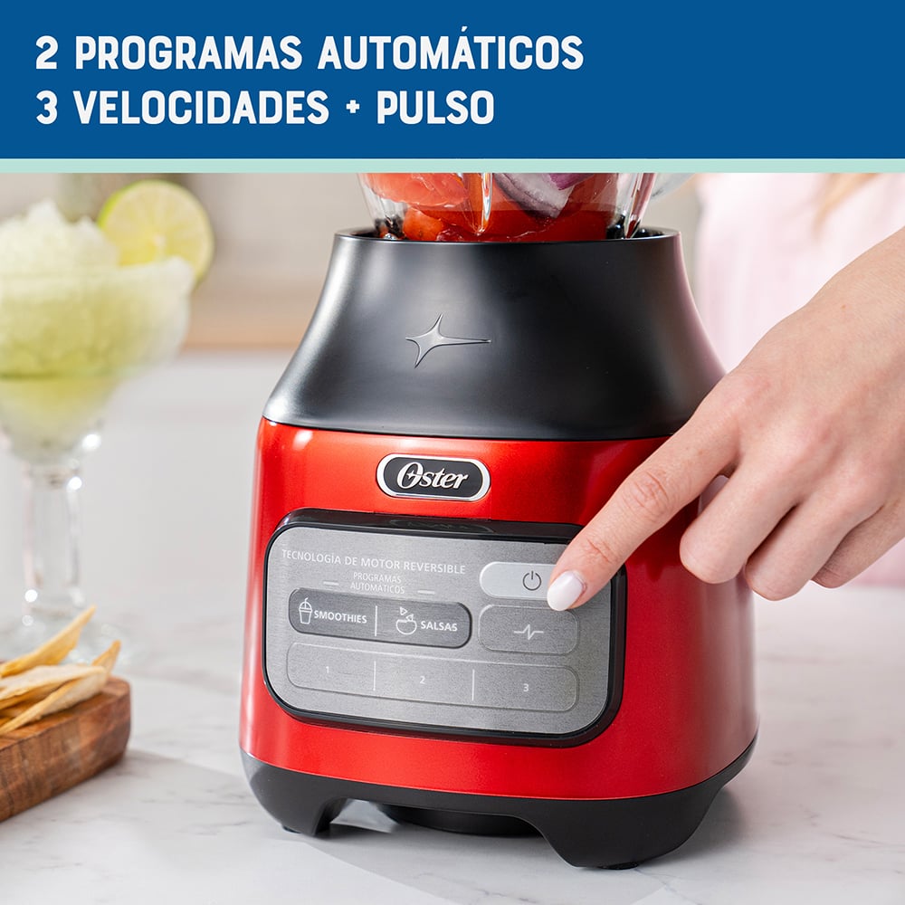 LICUADORA OSTER BLSTPEG-CRT-052 800 W 1.5 L REVERSIBLE 3 VELOCIDADES + PULSO BLSTPEGCRT - 4