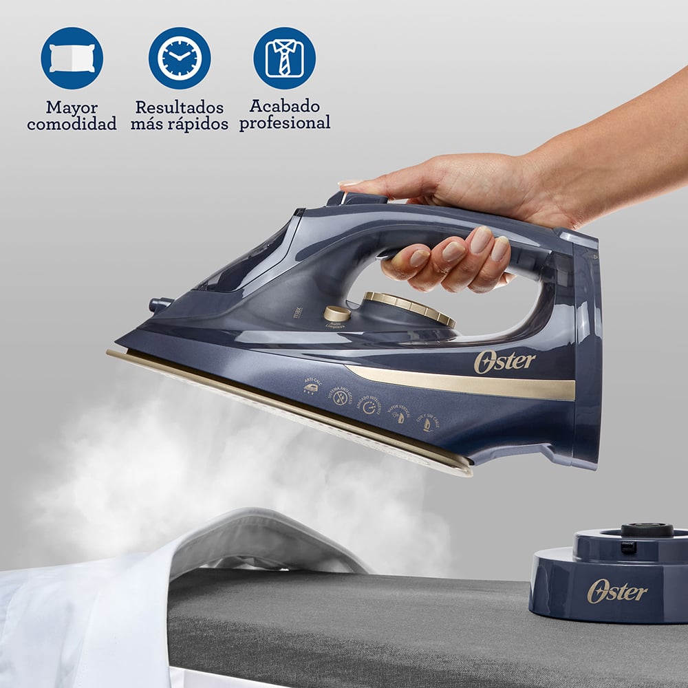PLANCHA VAPOR OSTER 2200W INALÁMBRICA 2 EN 1 CERÁMICA GCSTCC5000 - 2