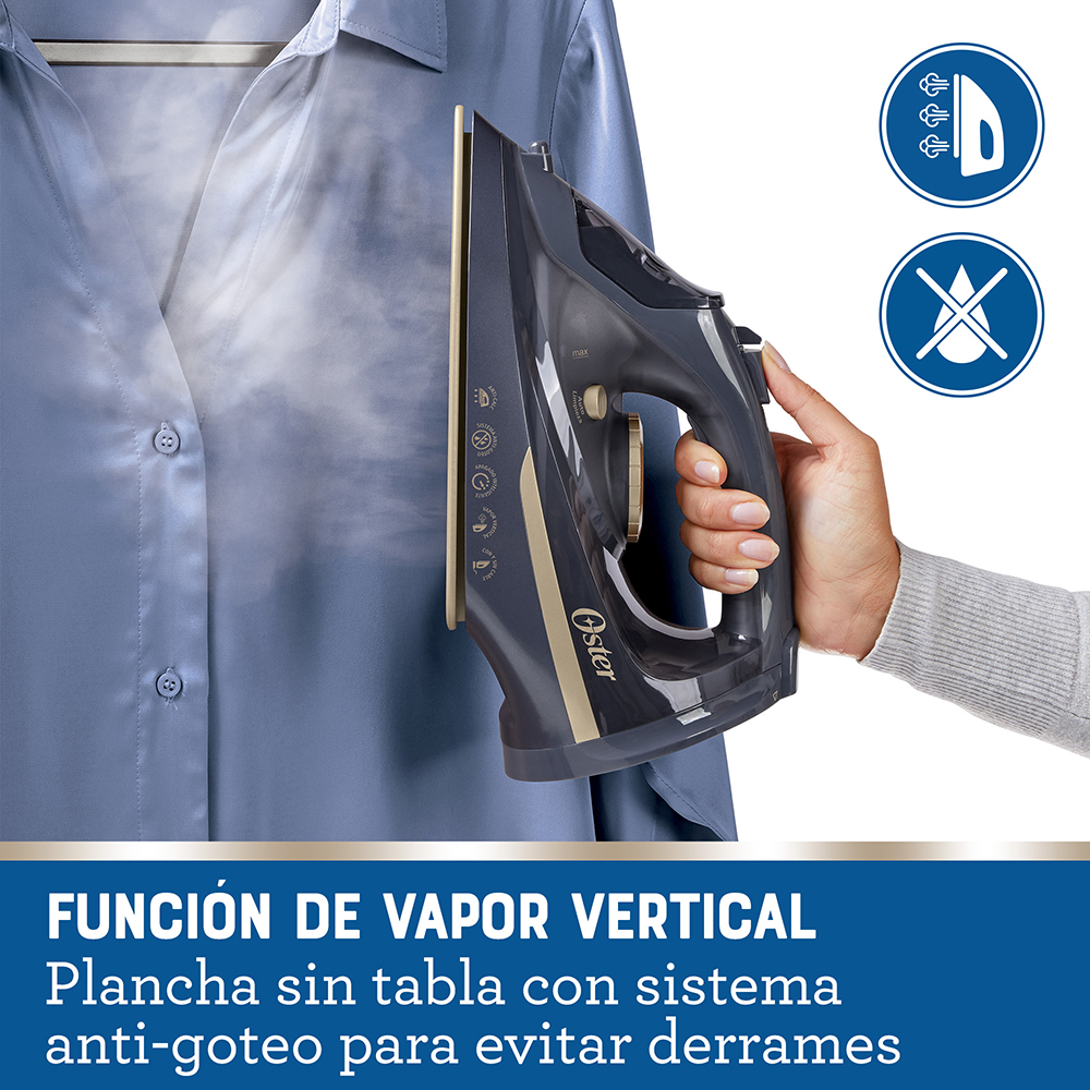 PLANCHA VAPOR OSTER 2200W INALÁMBRICA 2 EN 1 CERÁMICA GCSTCC5000 - 5