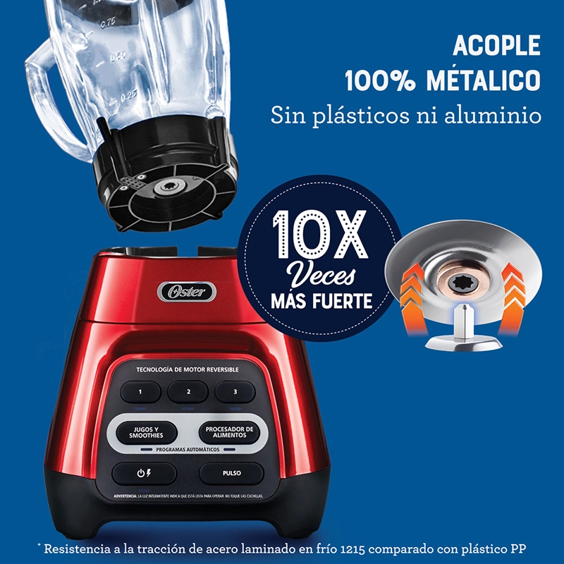 LICUADORA OSTER® REVERSIBLE VASO BLENDNGO BLSTPYG1310RBG - 7