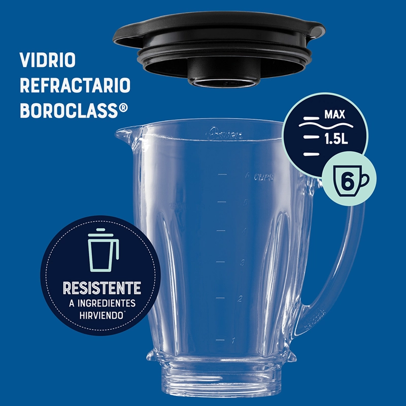 LICUADORA OSTER® REVERSIBLE VASO BLENDNGO BLSTPYG1310RBG - 8