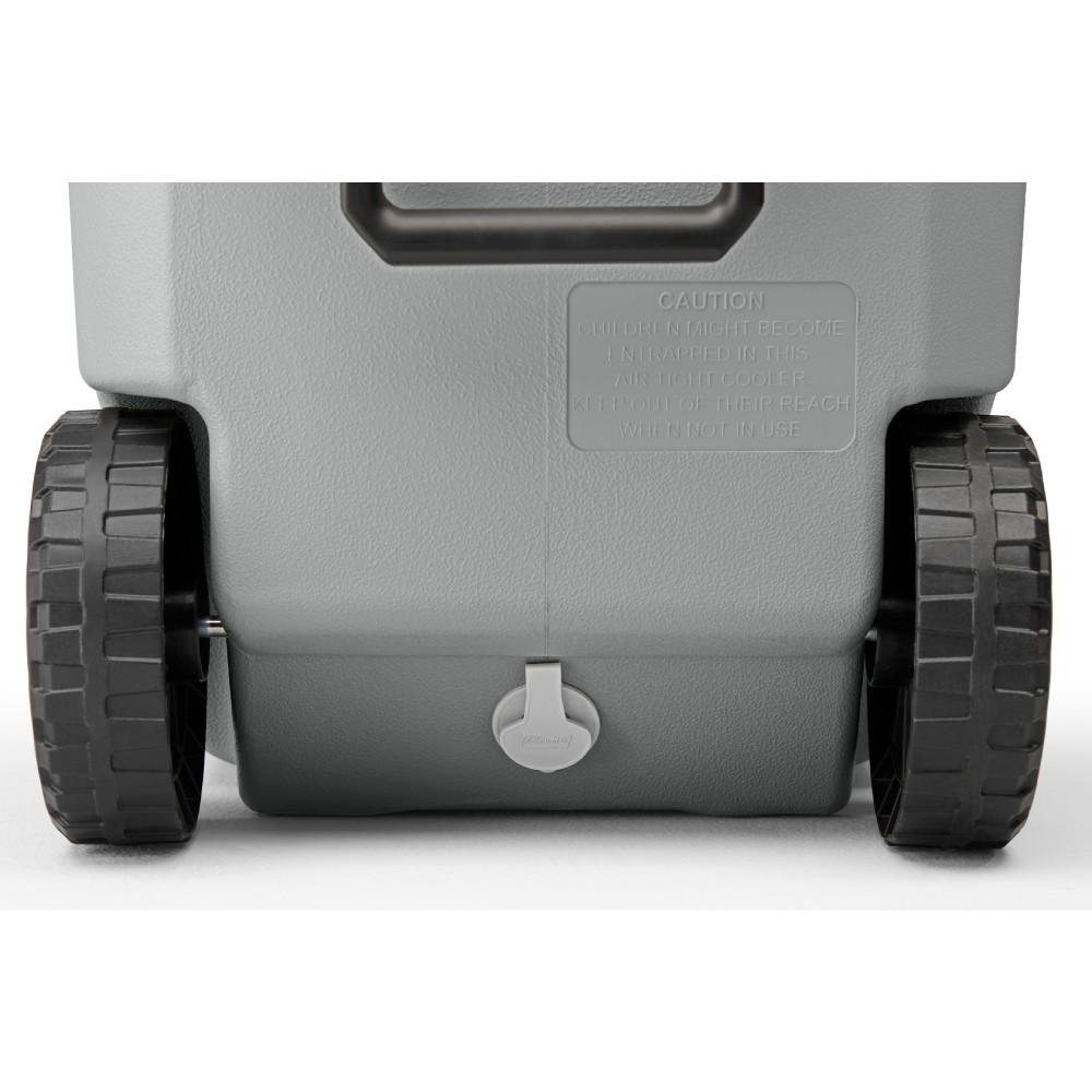 COOLER COLEMAN CON RUEDAS ROCK GRIS 316 62 QT / 58 LT - 4