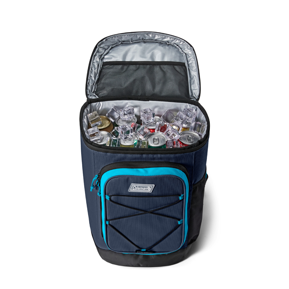 COOLER COLEMAN SOFT XPANDS CAPACIDAD 30 LATAS AZUL - 5