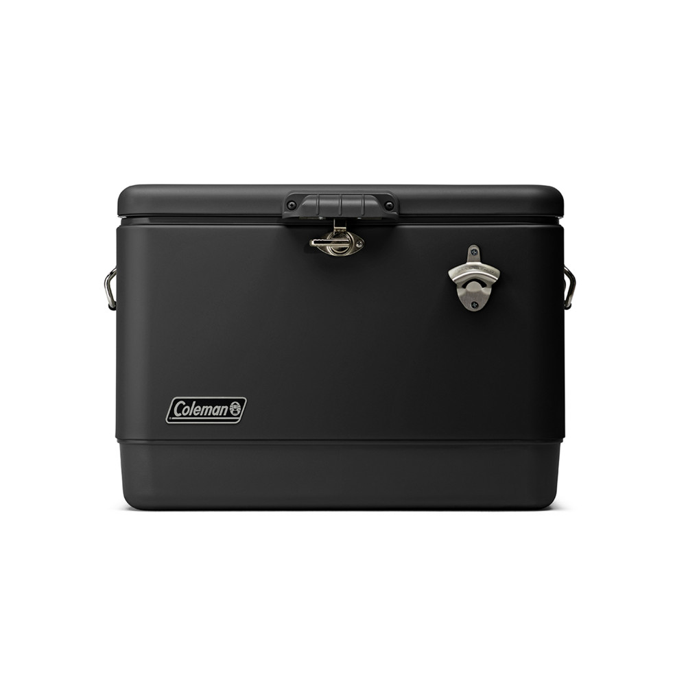 COOLER COLEMAN REUNION CAPACIDAD 54 QT / 51 LT NEGRO - 1