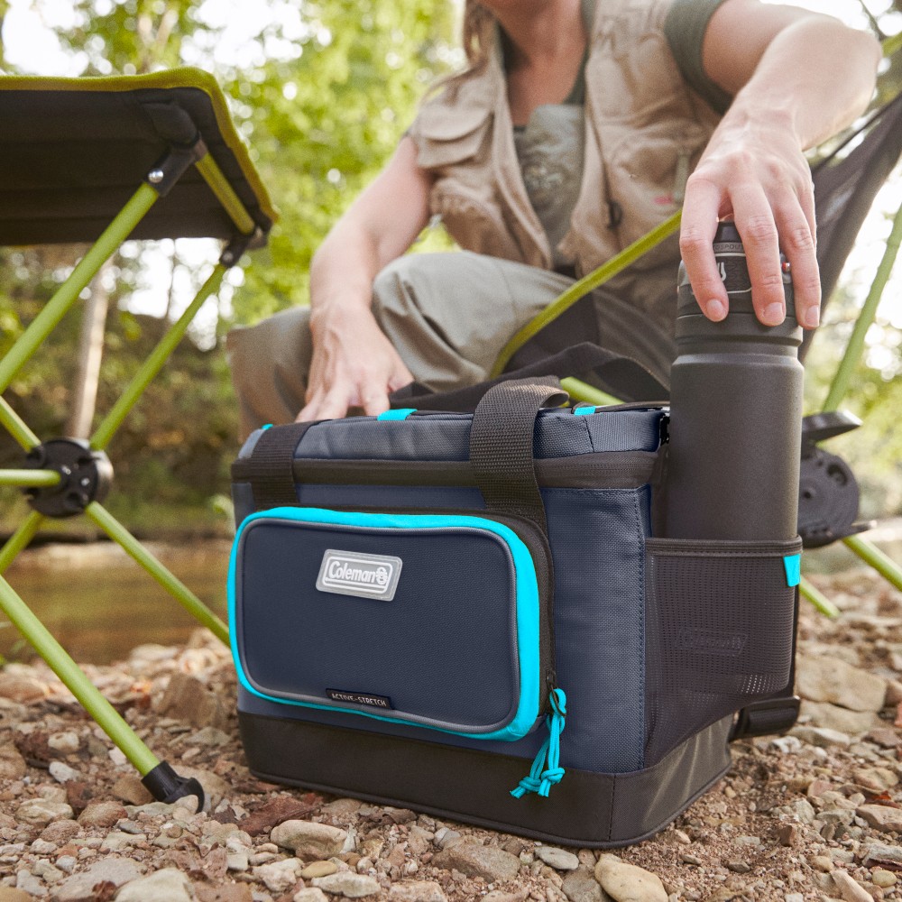 SOFT COOLER COLEMAN XPAND CAPACIDAD 24 LATAS AZUL - 7