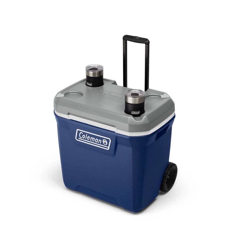 COOLER COLEMAN 316 CON RUEDAS AZUL 61 LT / 65 QT - 3