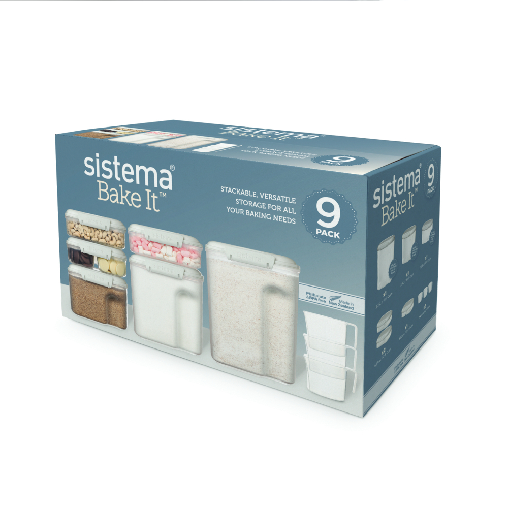 SET DE 9 CONTENEDORES HERMÉTICOS SISTEMA BAKE IT - 5