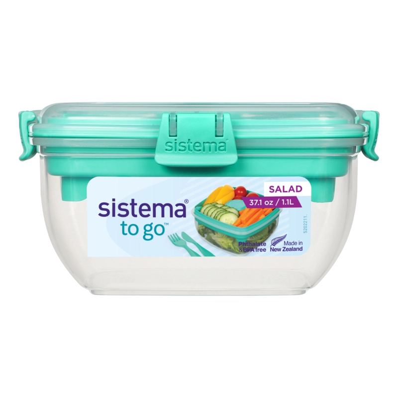 CONTENEDOR HERMÉTICO PARA ENSALADA SISTEMA TO GO DE 1.1 L - 4