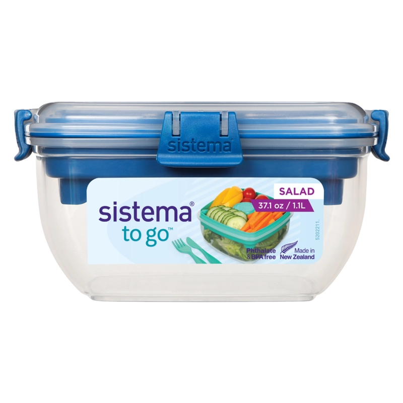 CONTENEDOR HERMÉTICO PARA ENSALADA SISTEMA TO GO DE 1.1 L - 6