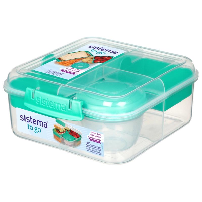CONTENEDOR CON POTE PARA YOGURT SISTEMA BENTO TO GO DE 1.25 L - 1