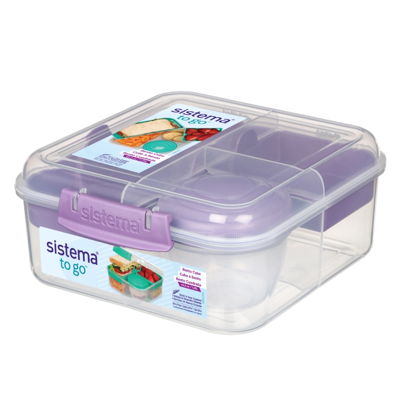 CONTENEDOR CON POTE PARA YOGURT SISTEMA BENTO TO GO DE 1.25 L - 2