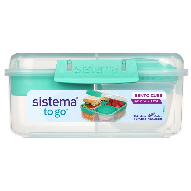 CONTENEDOR CON POTE PARA YOGURT SISTEMA BENTO TO GO DE 1.25 L - 4
