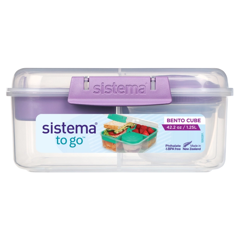 CONTENEDOR CON POTE PARA YOGURT SISTEMA BENTO TO GO DE 1.25 L - 5