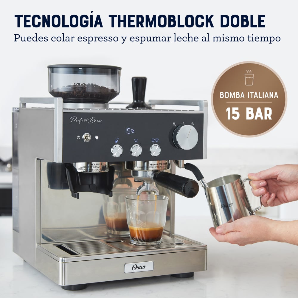 CAFETERA PARA ESPRESSO OSTER® PERFECT BREW BVSTEM7400 - 2