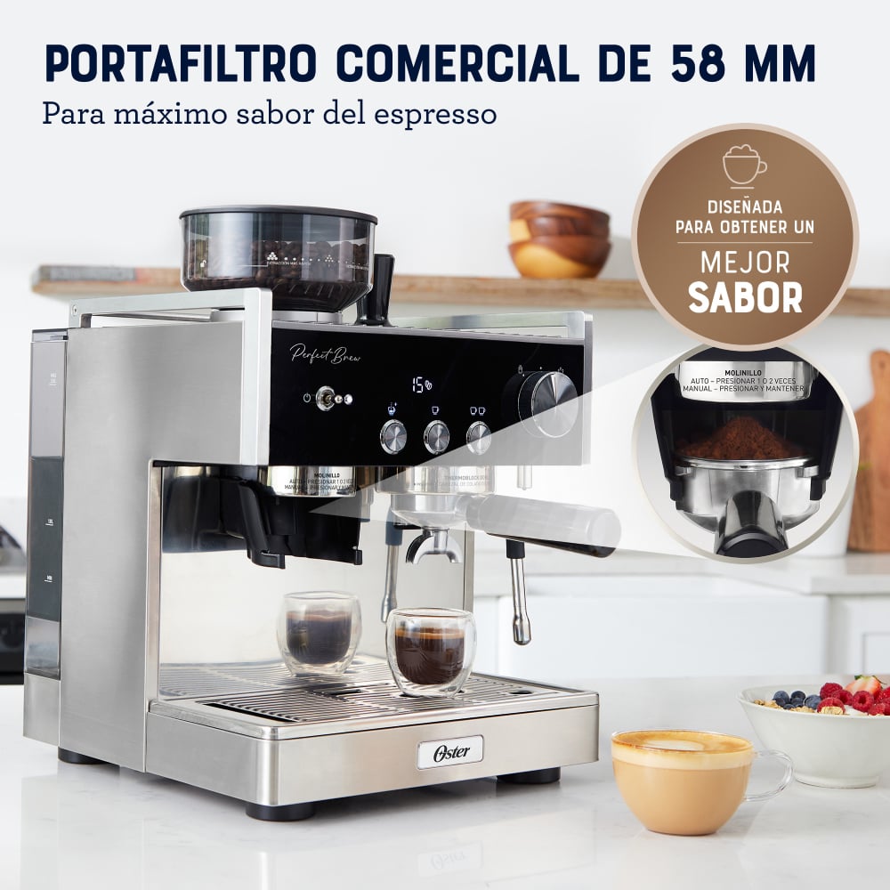CAFETERA PARA ESPRESSO OSTER® PERFECT BREW BVSTEM7400 - 3
