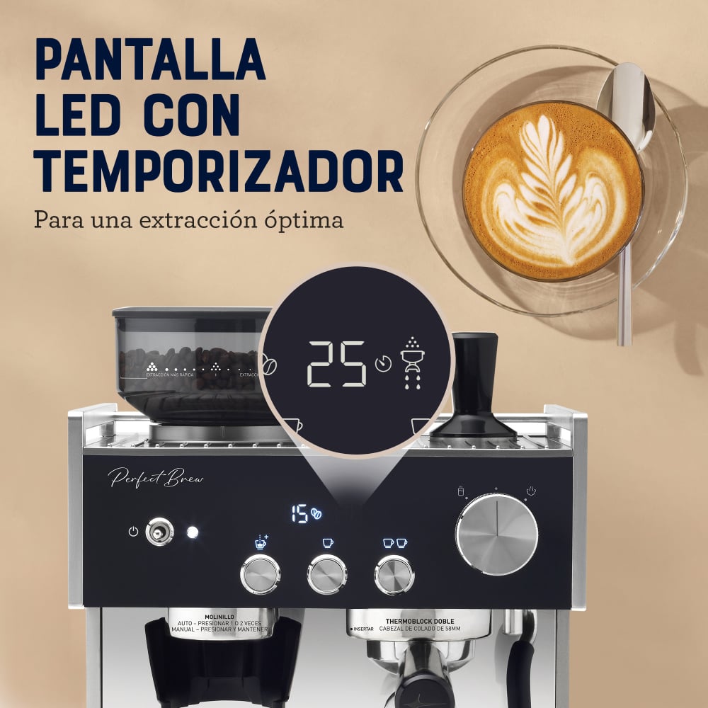 CAFETERA PARA ESPRESSO OSTER® PERFECT BREW BVSTEM7400 - 5