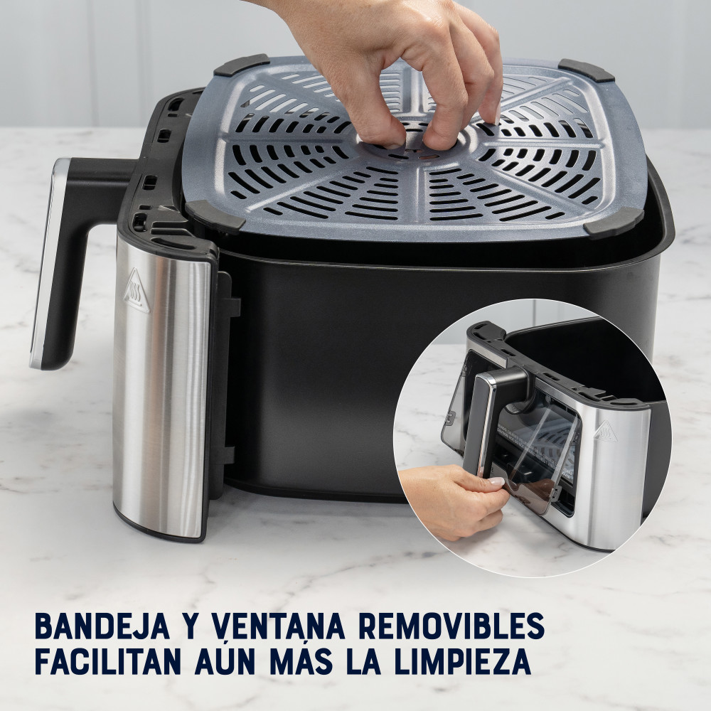 FREIDORA DE AIRE DIGITAL 7.5L OSTER DIAMONDFORCE 10 PROGRAMAS AUTOMATICOS CKSTAF75WDSSDF - 7