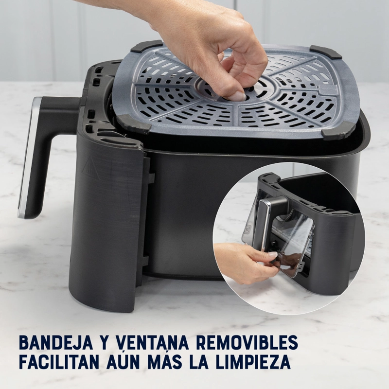FREIDORA DE AIRE OSTER DIGITAL 6L DIAMONDFORCE 10 PROGRAMAS AUTOMATICOS CKSTAF60WDDF - 7