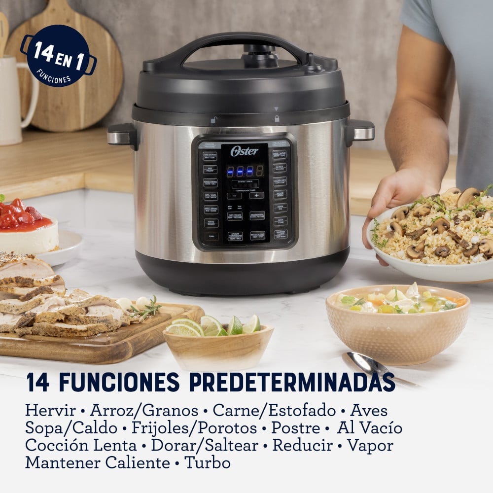 MULTIOLLA OSTER TURBO 7.5 LT 14 FUNCIONES CKSTPCECT75DF - 3