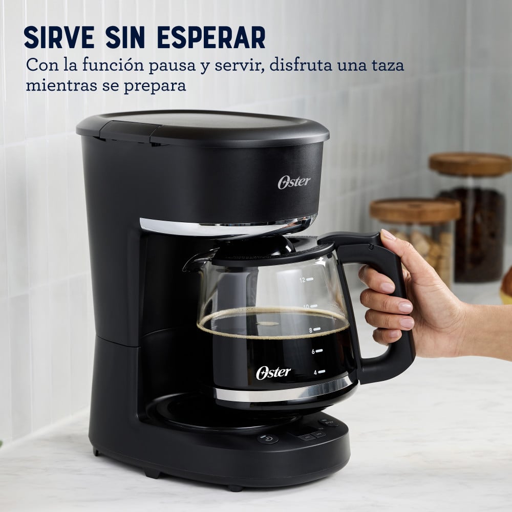 CAFETERA OSTER PROGRAMABLE CAPACIDAD 12 TAZAS BVSTDCP121B - 7