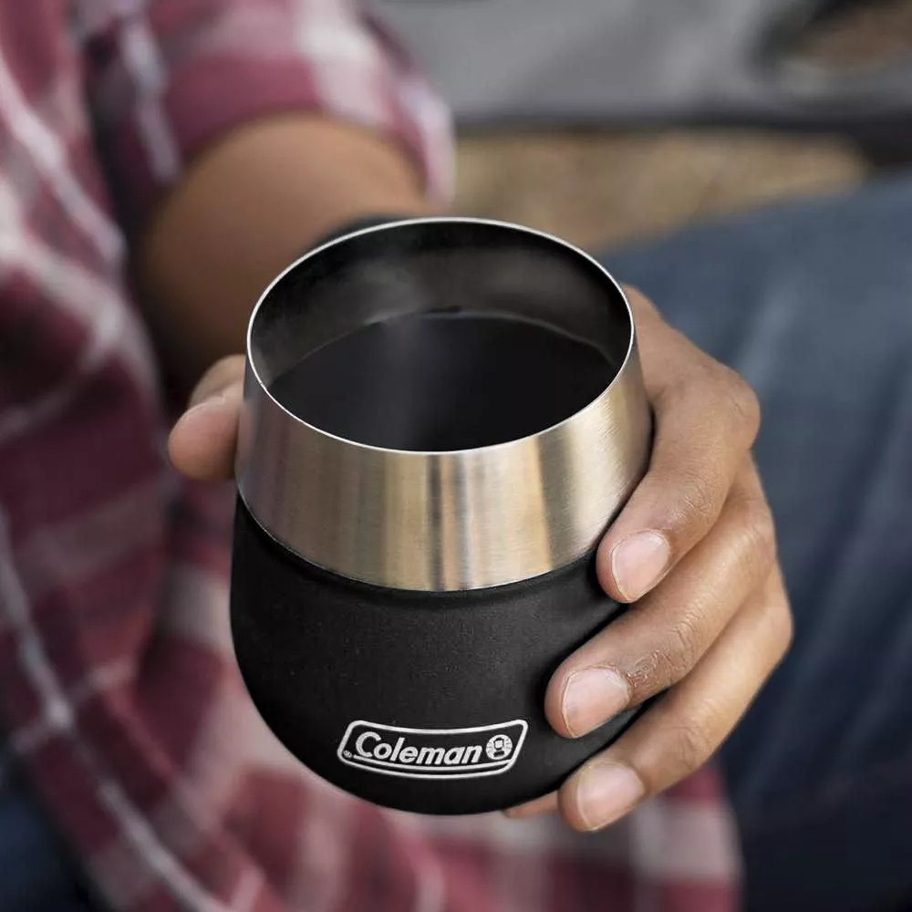 VASO DE ACERO INOXIDABLE CLARET COLEMAN® 384 ML NEGRO - 3