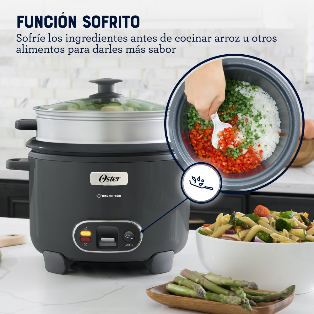 ARROCERA 3 EN 1 OSTER 12 TAZAS DIAMOND FORCE CKSTRC12DFSKE - 4