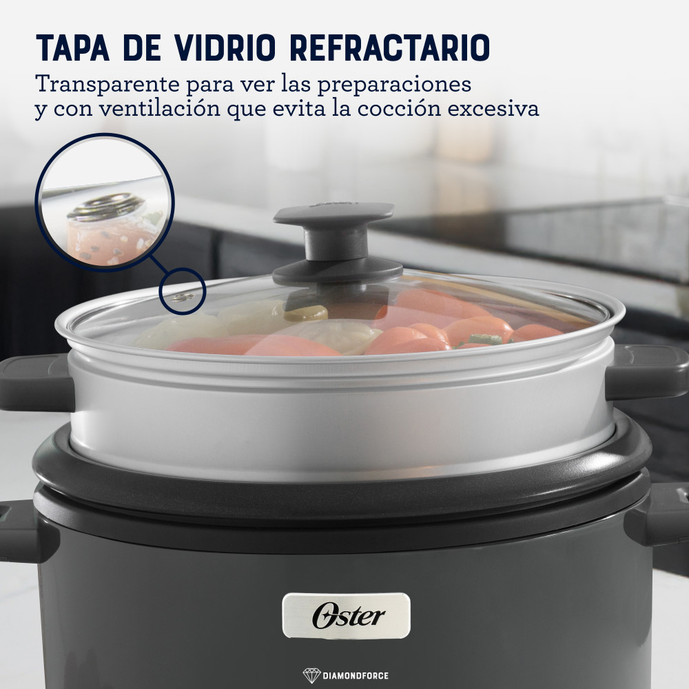 ARROCERA 3 EN 1 OSTER 12 TAZAS DIAMOND FORCE CKSTRC12DFSKE - 7
