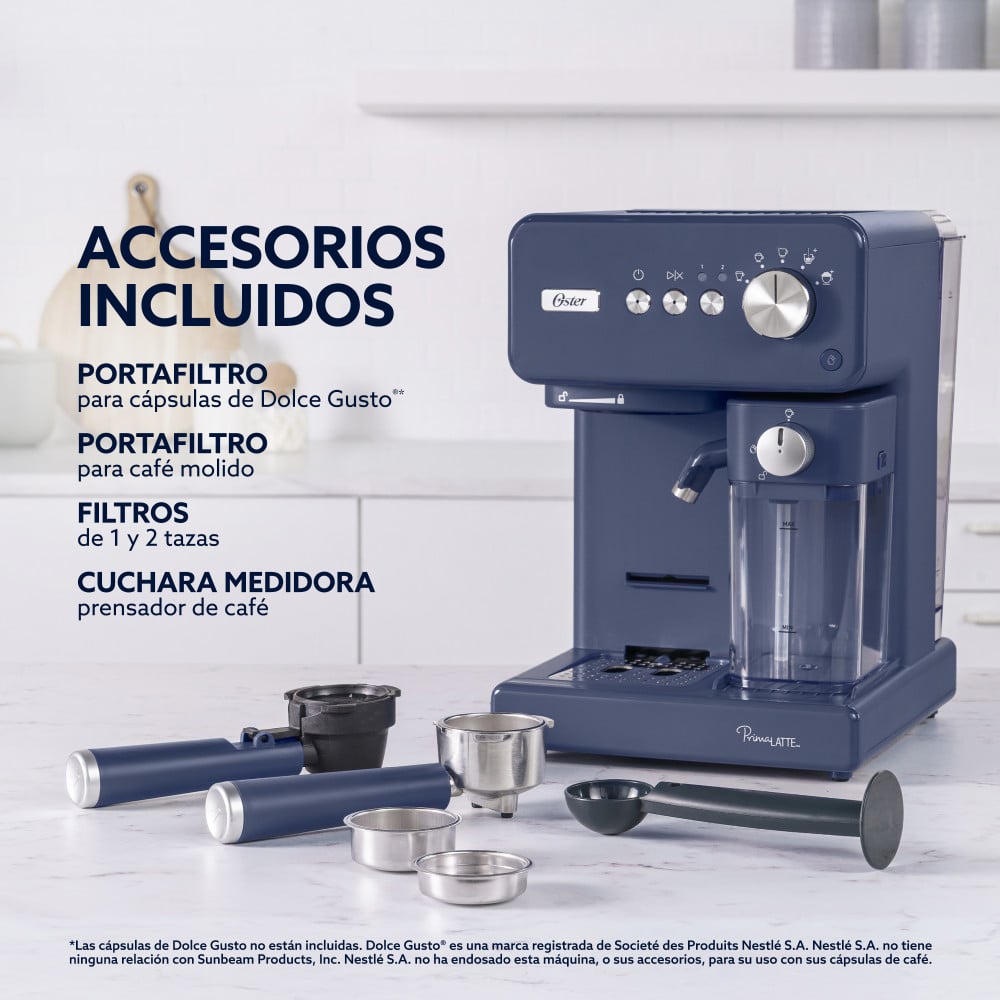 CAFETERA AUTOMATICA OSTER PRIMALATTE AZUL BVSTEM6604BL - 7