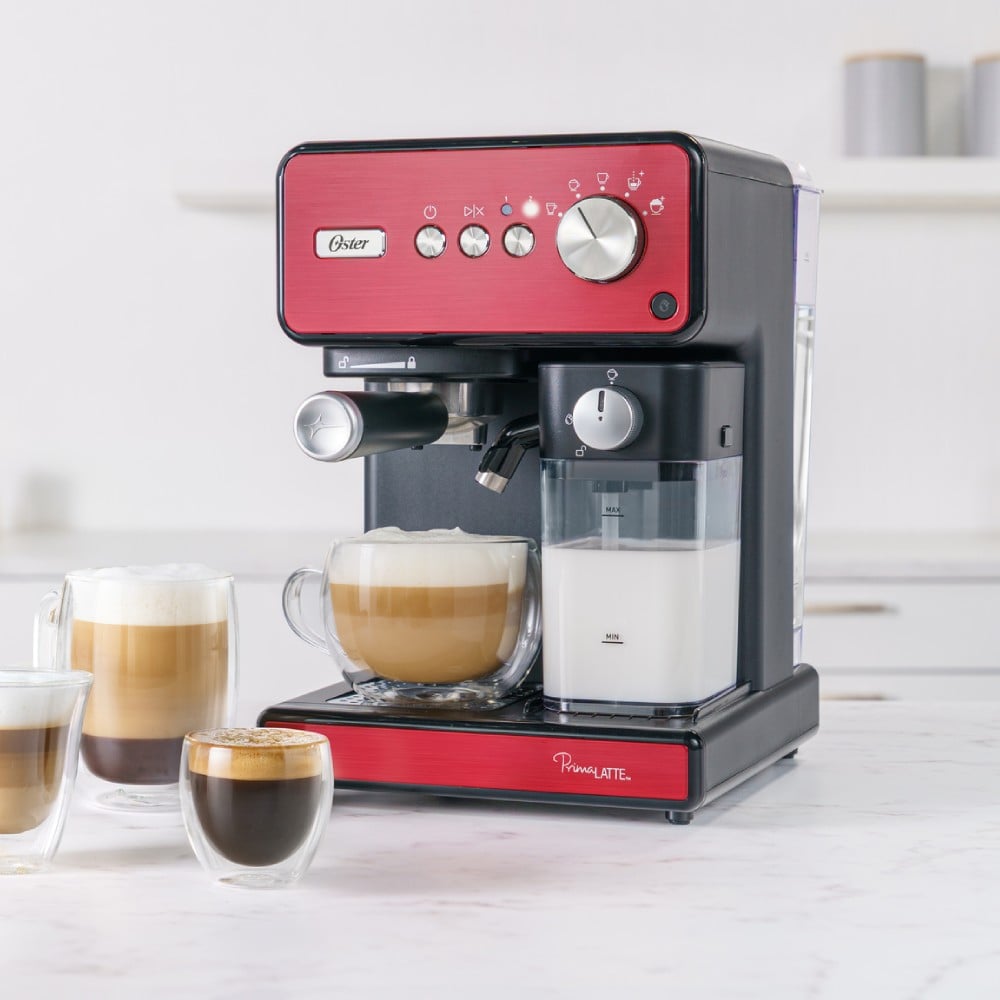 CAFETERA AUTOMATICA OSTER PRIMALATTE ROJA BVSTEM6604R - 8