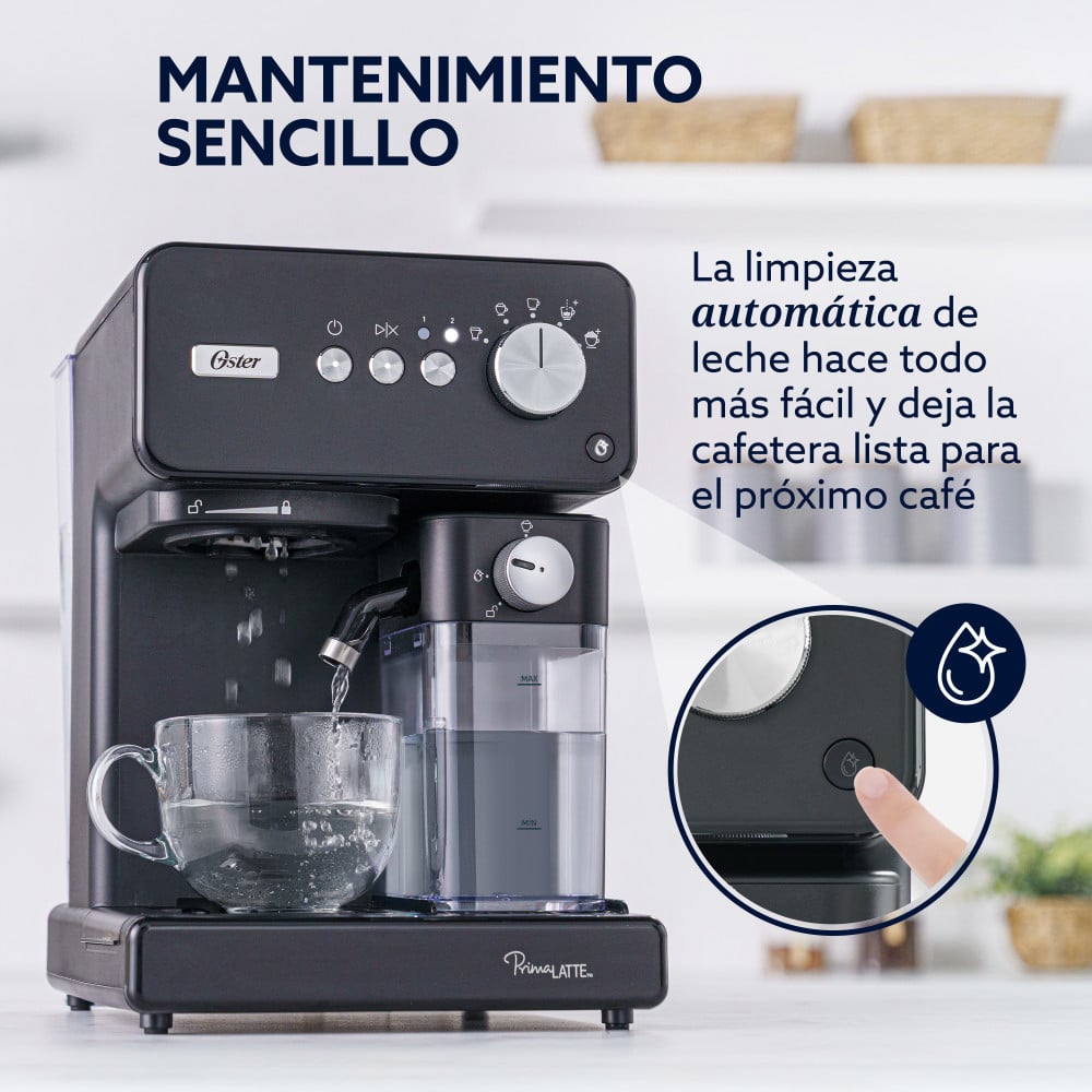 CAFETERA AUTOMATICA OSTER PRIMALATTE NEGRO BVSTEM6604BK - 5