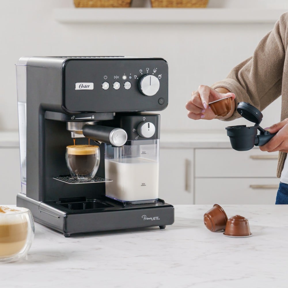 CAFETERA AUTOMATICA OSTER PRIMALATTE NEGRO BVSTEM6604BK - 9