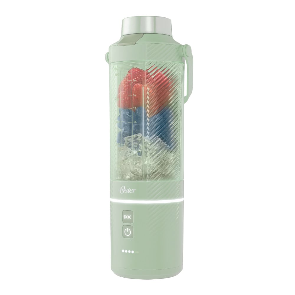 LICUADORA OSTER PORTATIL 590 ML RECARGABLE VERDE BLSTGFPM20