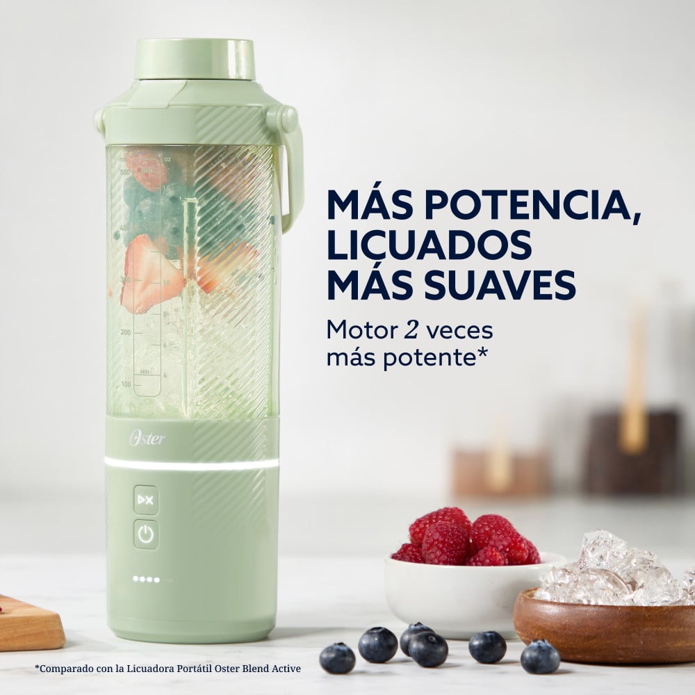 LICUADORA OSTER PORTATIL 590 ML RECARGABLE VERDE BLSTGFPM20 - 4